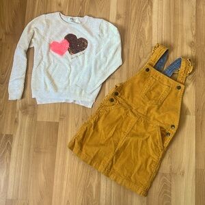 Girls Bundle Heart Sweater